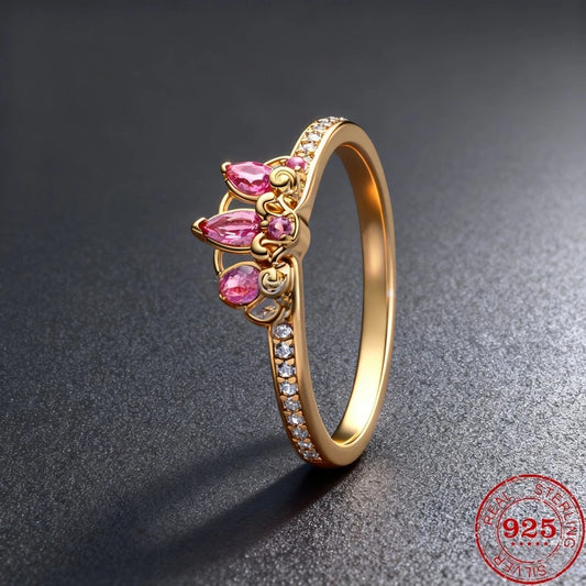 Anillo Corazón Moissanita Plata 925