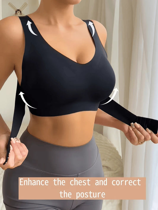Seamless Wireless Posture Bra